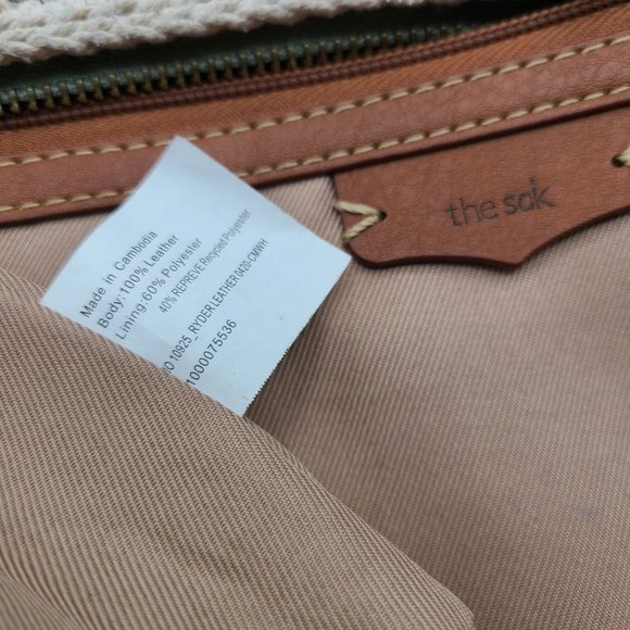 The Sak Bags The Sak Leather Crocheted Crossbody Bag Purse Poshmark